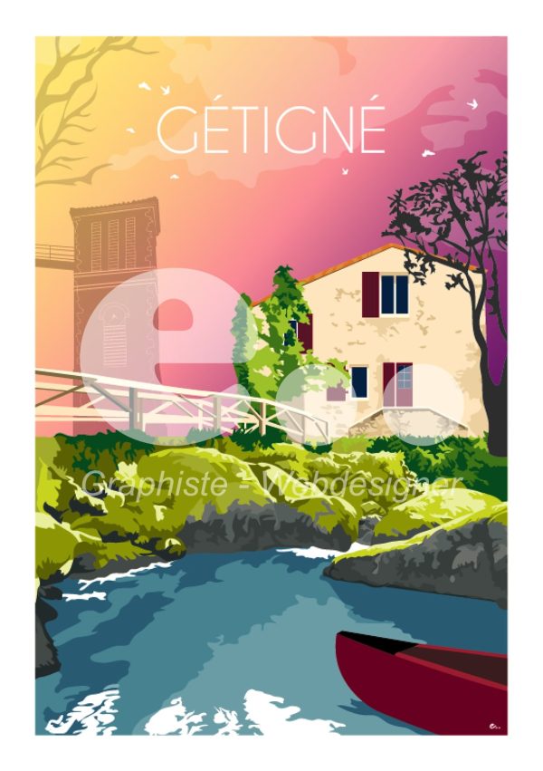 Affiche de la ville de Gétigné