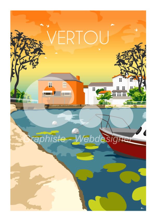 Affiche A3 de la ville de Vertou