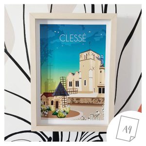 Affiche A4 de la ville de Clessé