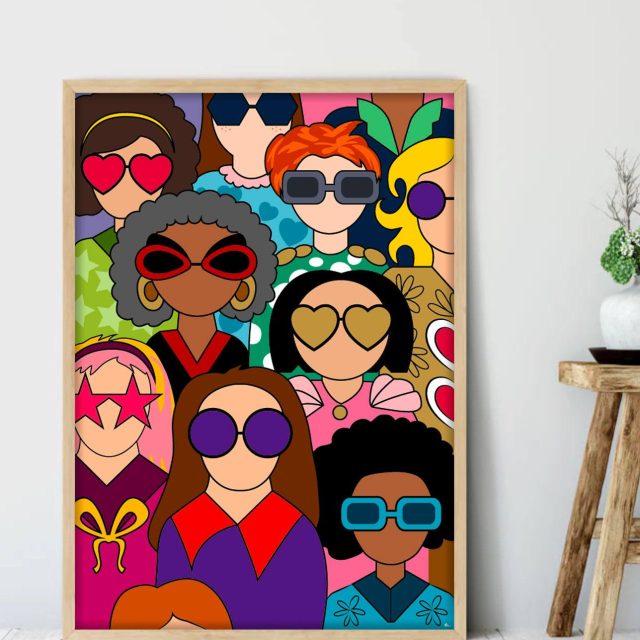 Affiche A3 The beauty of women