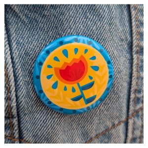 Badge Pop Flower