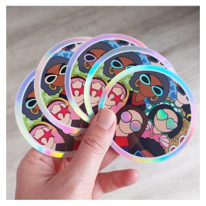 Stickers the beauty of the women