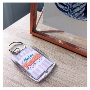 Porte-clé « Tout est possible » – Message positif et inspirant