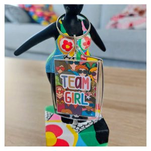 Porte-clé Girl Power – Team Girl