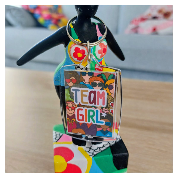 Porte-clé Girl Power – Team Girl