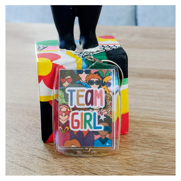 Porte-clé Girl Power – Team Girl – Image 2