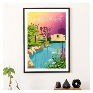 Affiche illustrée – La Séguinière
