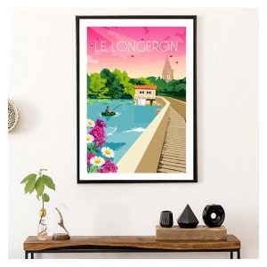 Affiche illustrée – Le Longeron