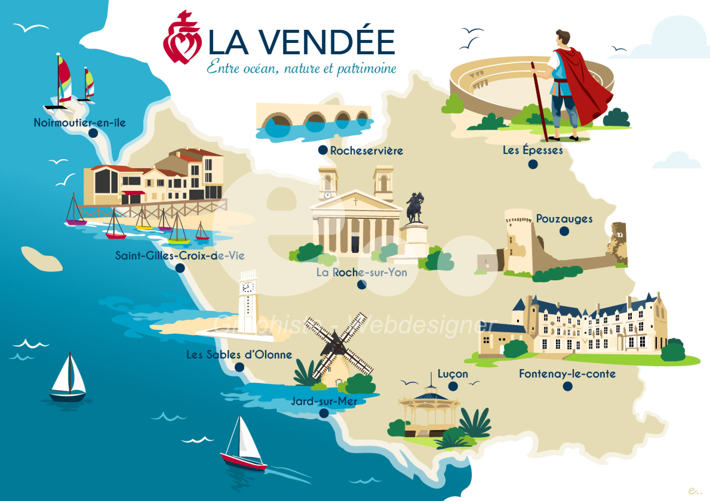 Affiche de La Vendée