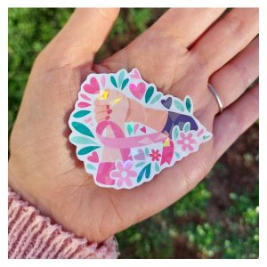Sticker - Un ruban pour elles